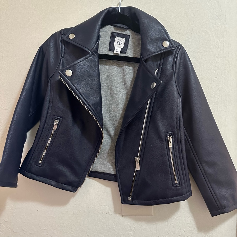 Leather jacket (faux) GAP